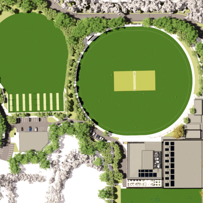 Bim serve project NSW Cricket Centre